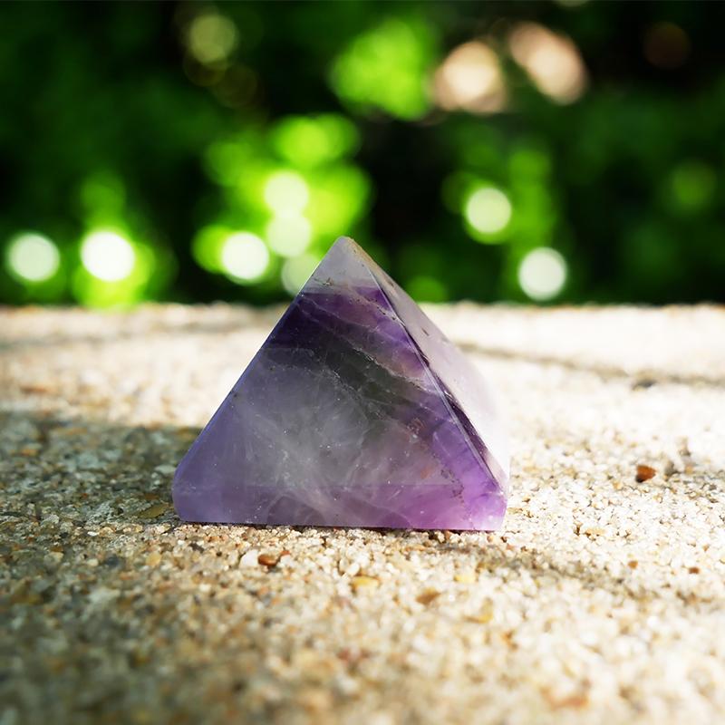 7 Chakra Crystal Pyramids Set