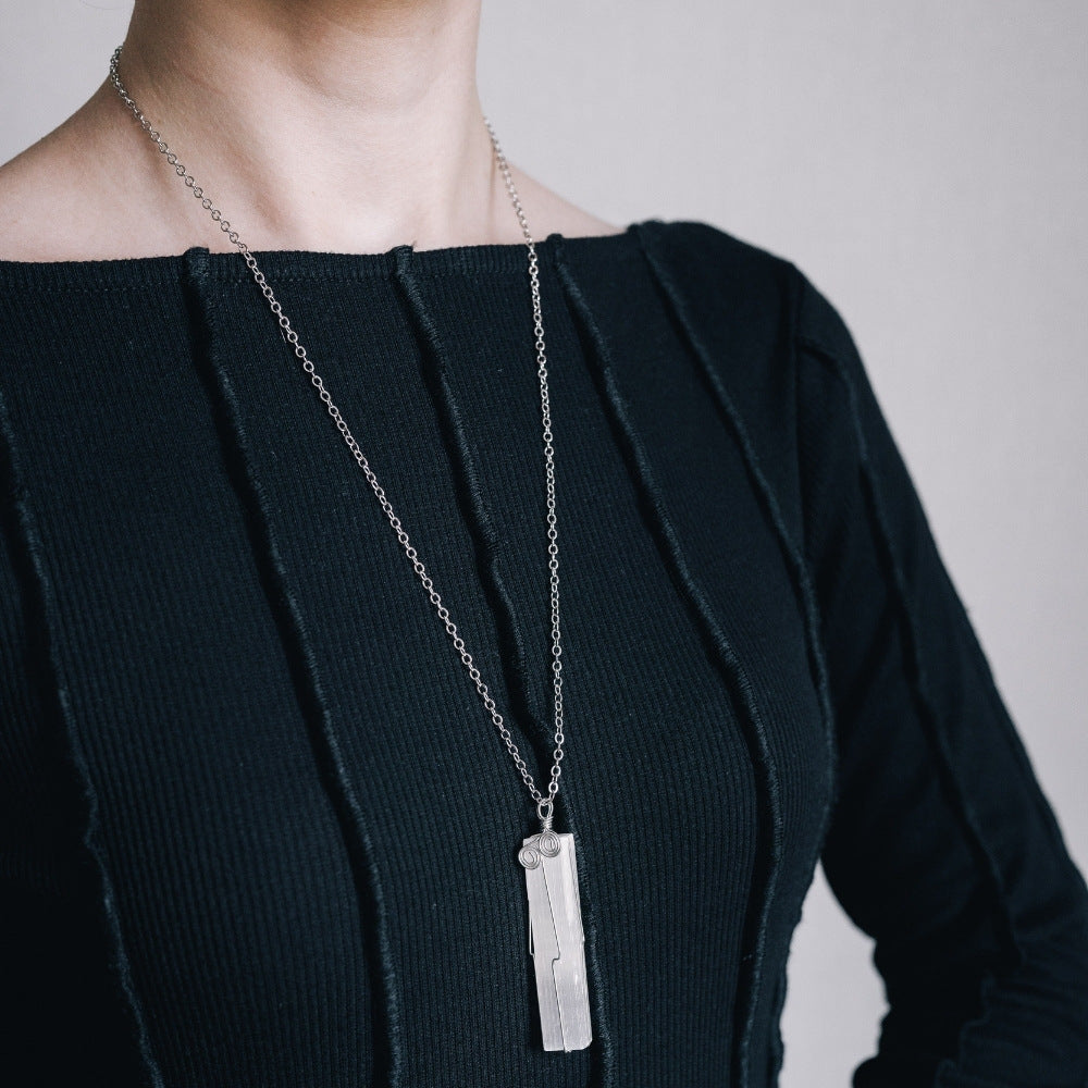 Handmade Selenite Crystal Necklace