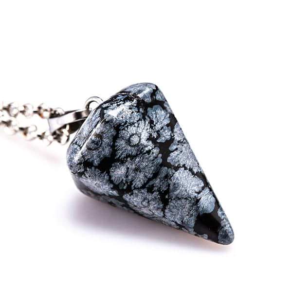 Hexagon Crystal Pendulum Necklace