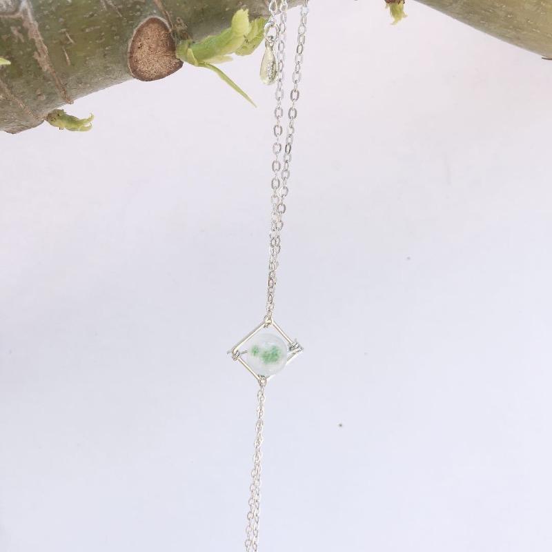 Handmade Cube Jade Bracelet