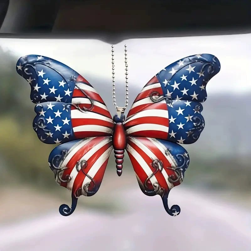 🦋Crystal Butterfly Acrylic Pendant