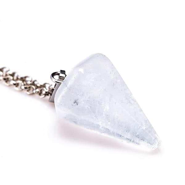 Hexagon Crystal Pendulum Necklace