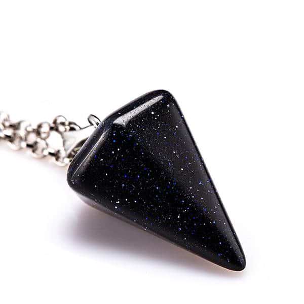 Hexagon Crystal Pendulum Necklace