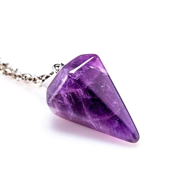 Hexagon Crystal Pendulum Necklace