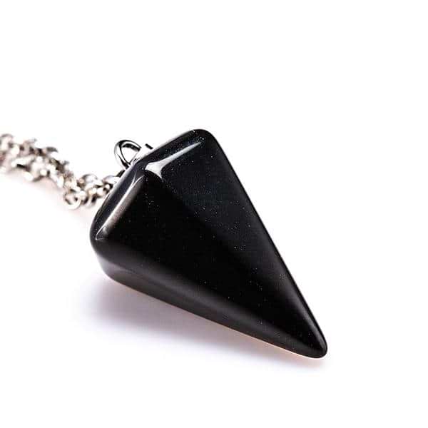 Hexagon Crystal Pendulum Necklace