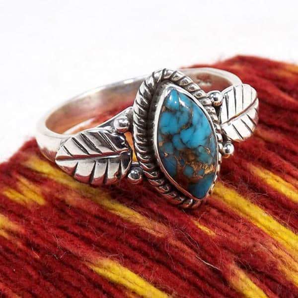 Turquoise Flora Ring