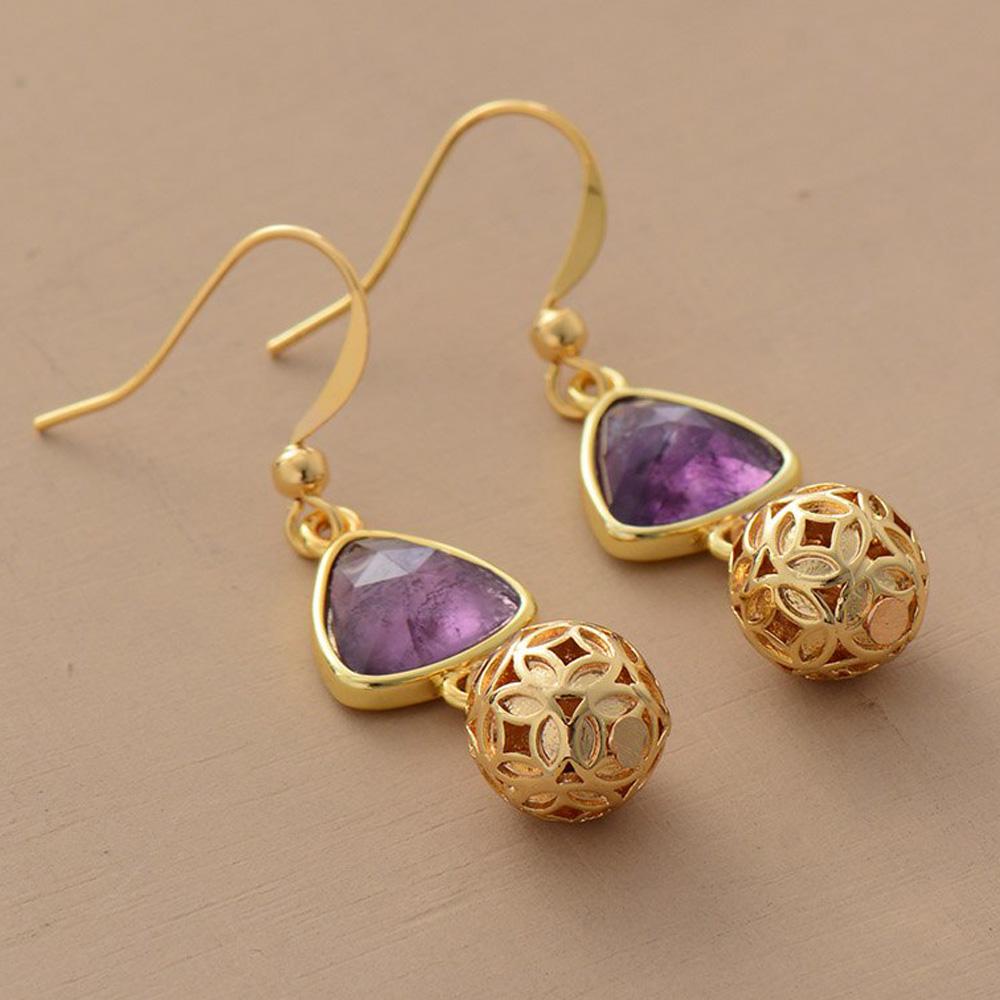 Amethyst Royal Earrings
