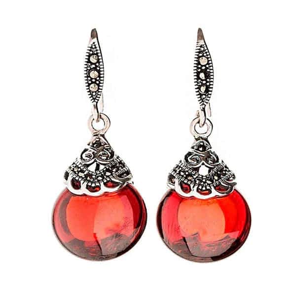 Garnet Earrings of Tenderness