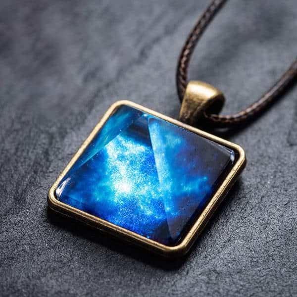 Glowing Pyramid Crystal Talisman - Manifest More with Focused Energy