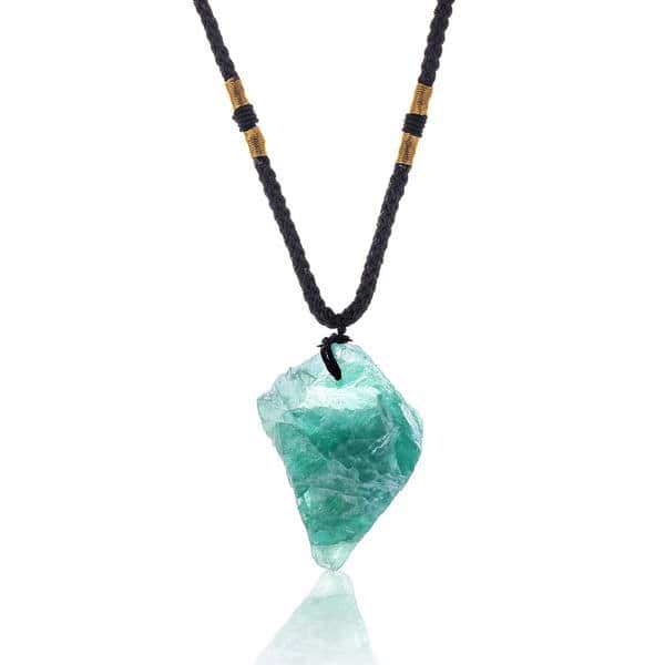 Summer Daze Raw Fluorite Necklace