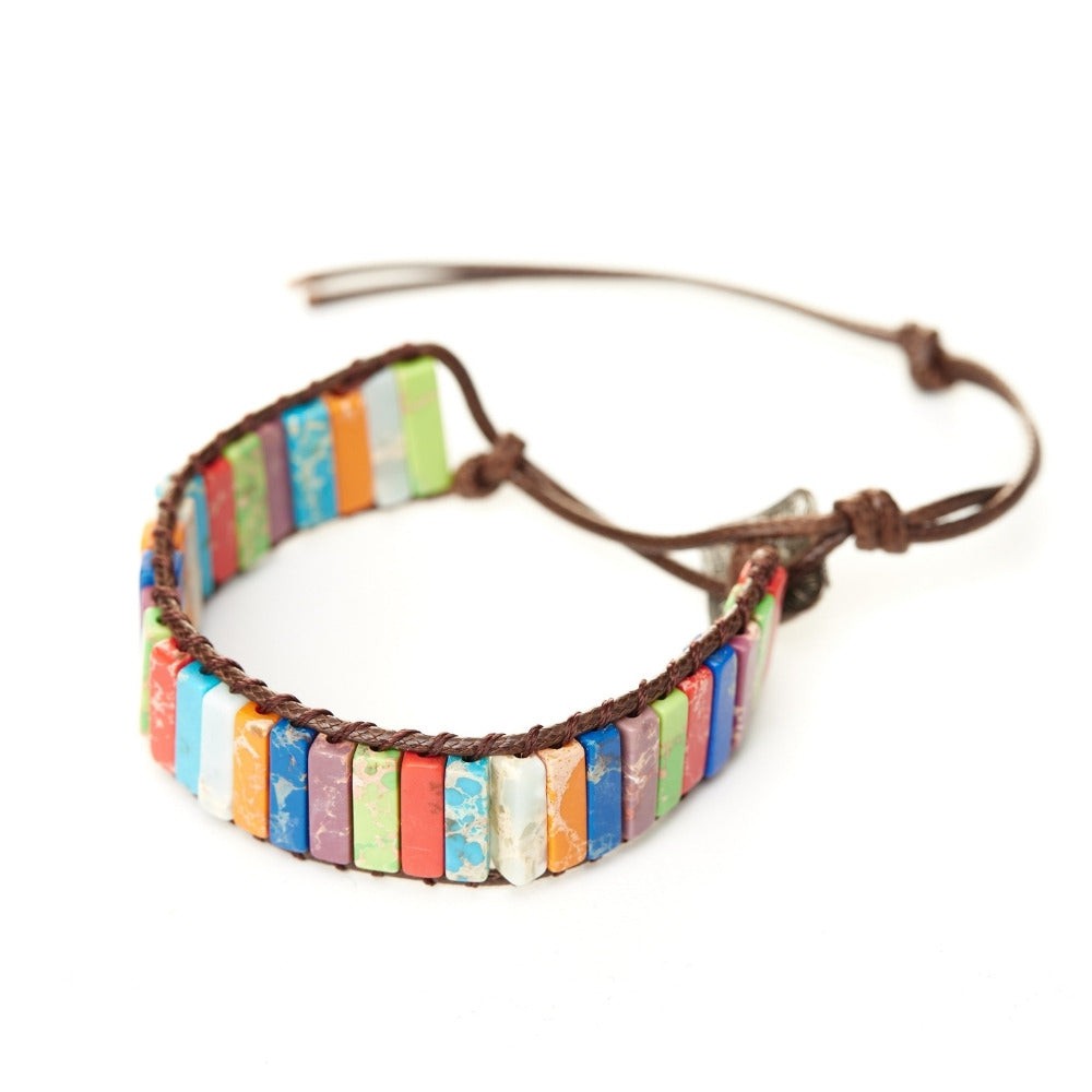 Handmade 7 Chakra Energy Stone Bracelet