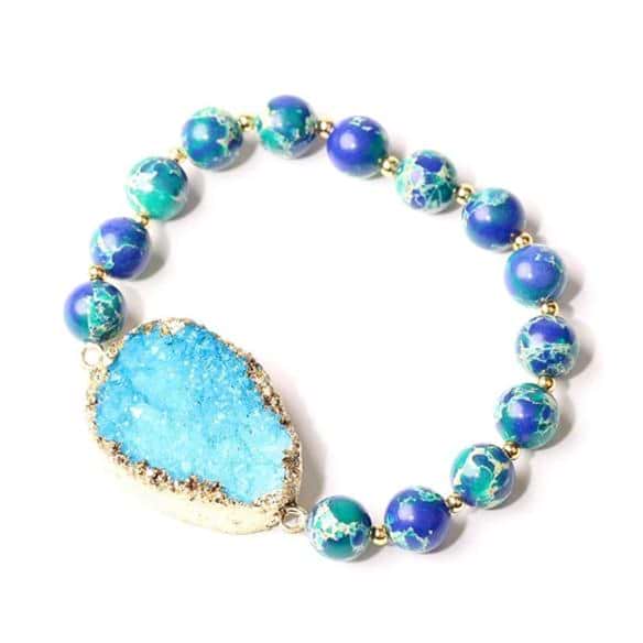 Oceanic Druzy Bracelet
