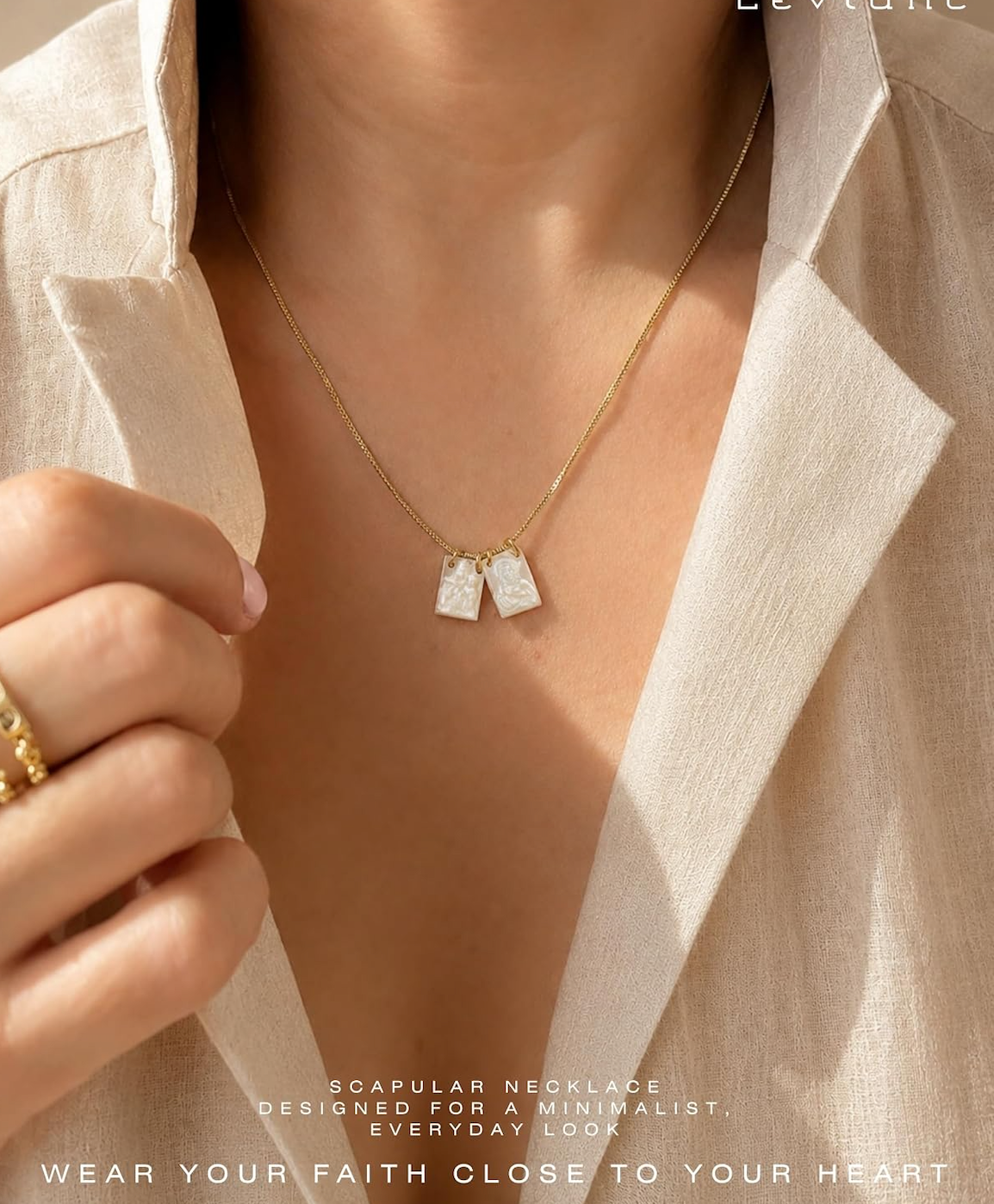 The Titanium Steel Scapular Necklace