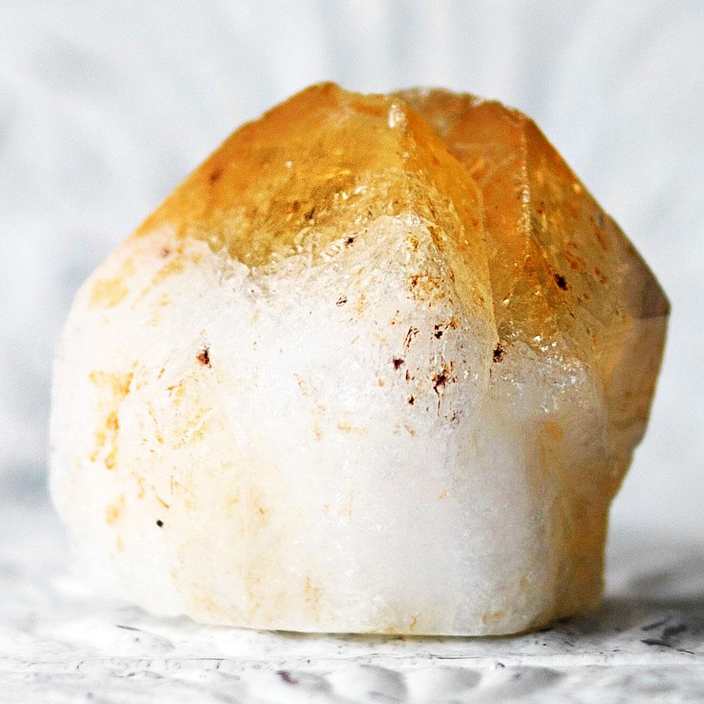 Citrine Point with Natural Sides