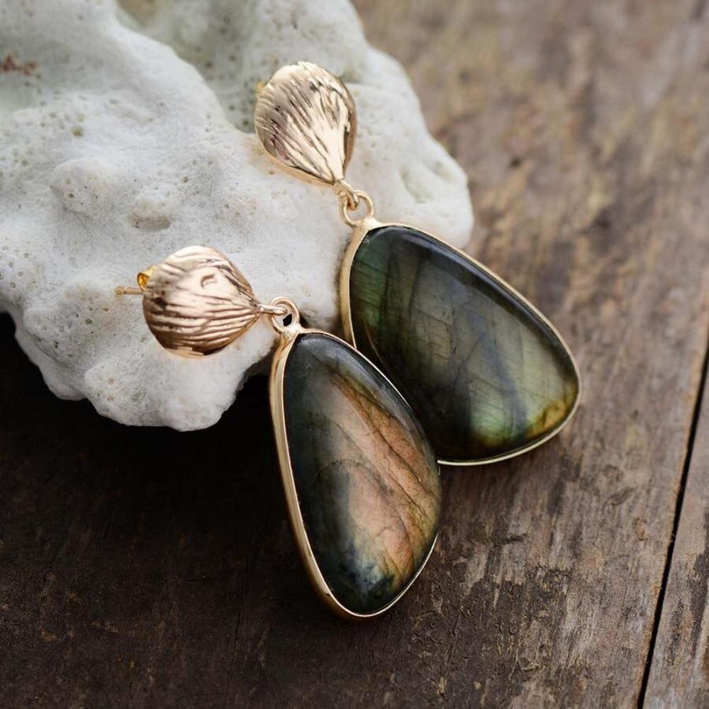 Handmade Labradorite Earrings