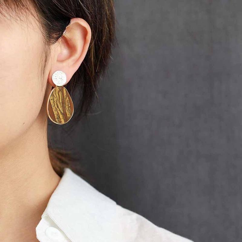 Drop Charm Earrings