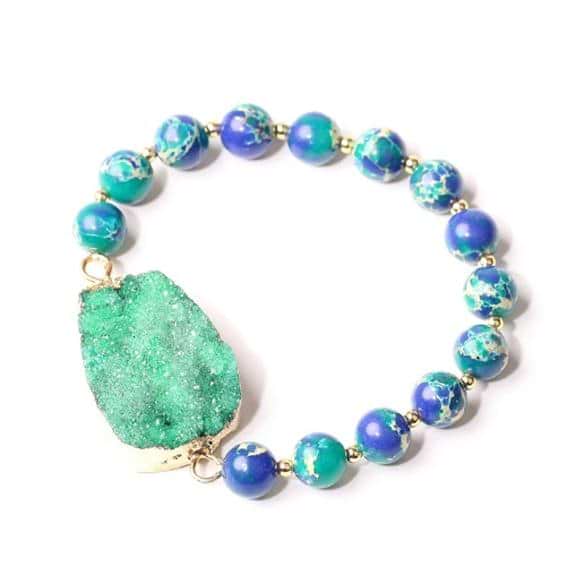 Oceanic Druzy Bracelet