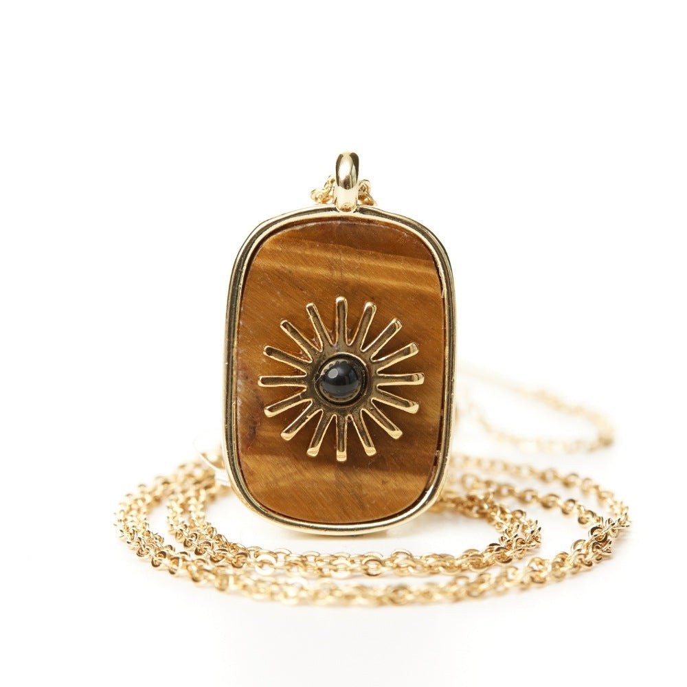 Crystal Sunflower Necklace