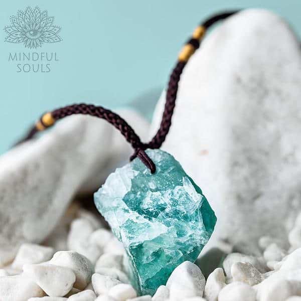 Summer Daze Raw Fluorite Necklace
