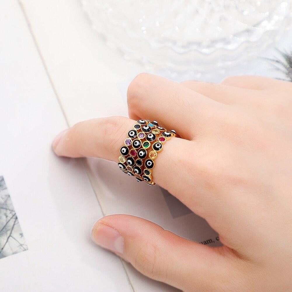 Turkish Evil Eye Protection Ring