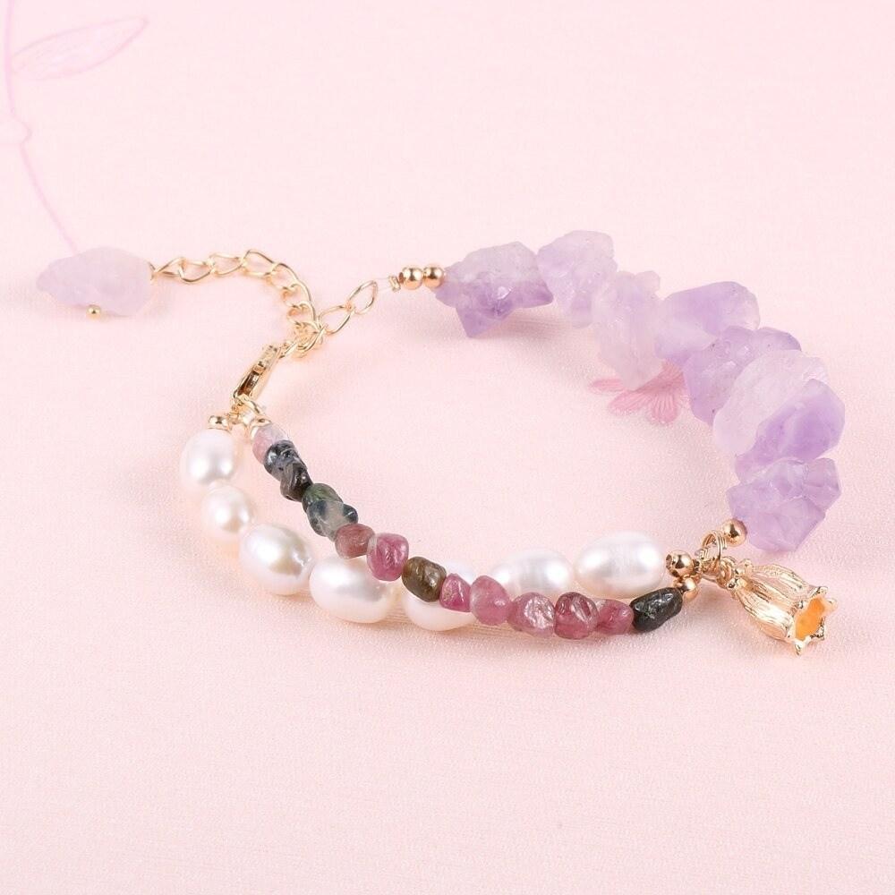 Amethyst Crystal Bracelet Fusion