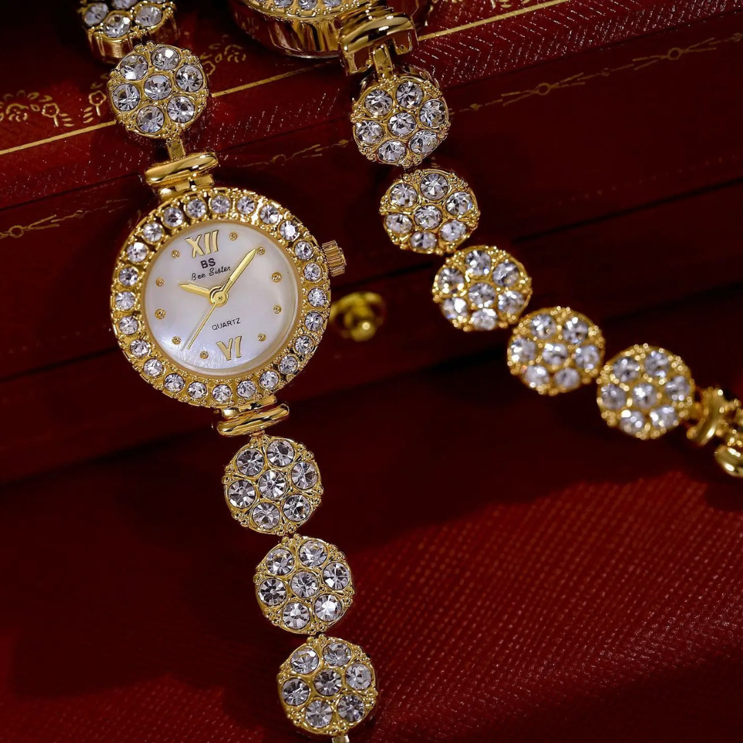 Valentina Crystal Tennis Bracelet Watch