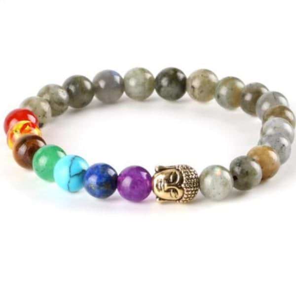 7 Chakra Labradorite Bracelet