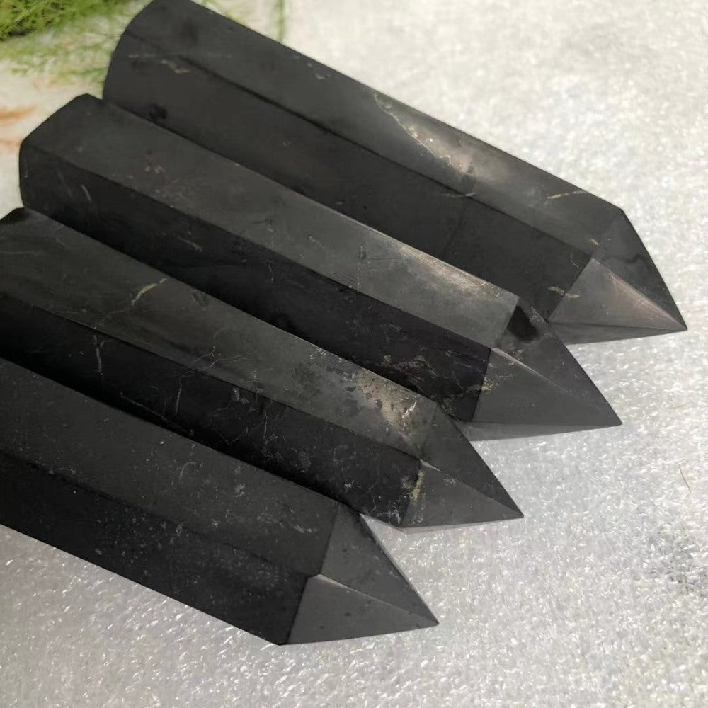 Shungite Crystal Stone Point