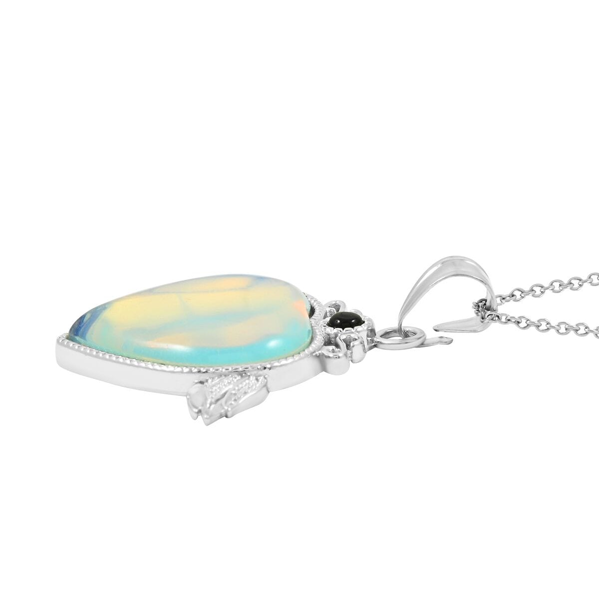Opalite Heart Necklace-For the Emotionally Overwhelmed Spirit