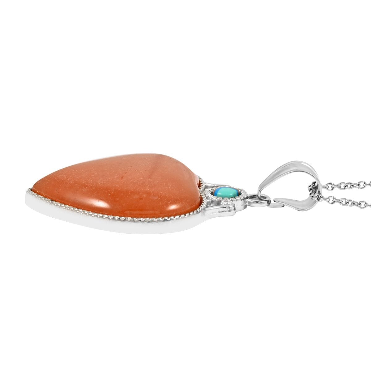 Red Aventurine Heart Necklace-Embrace Confidence & Self-Love
