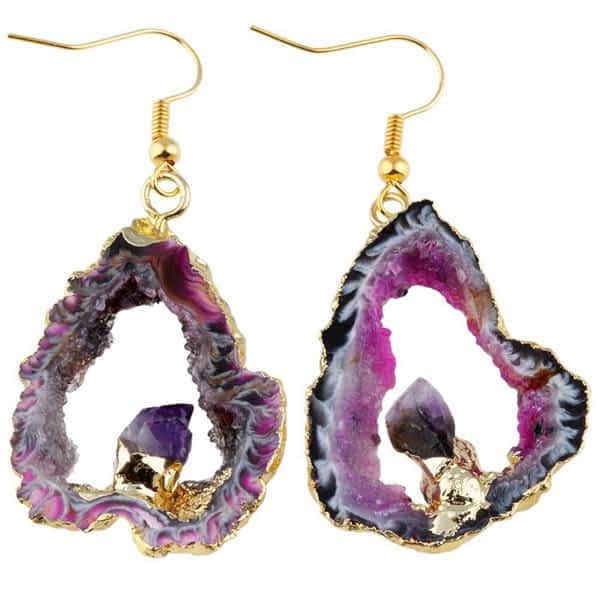 Amethyst Dangle Earrings