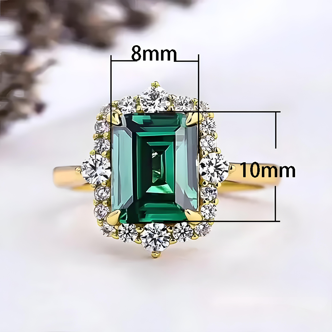 Vintage Green Statement Ring