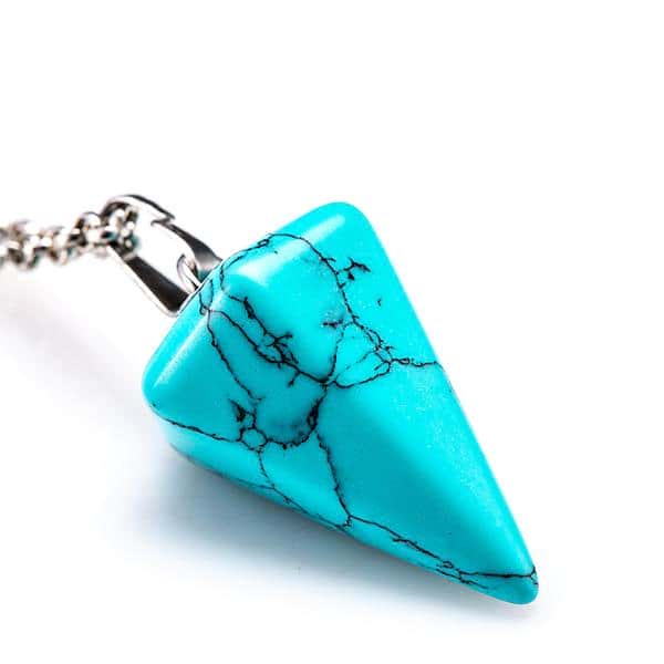 Hexagon Crystal Pendulum Necklace