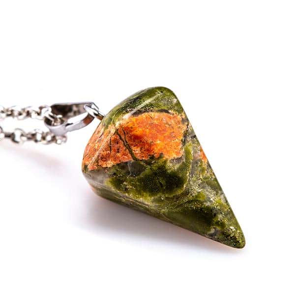 Hexagon Crystal Pendulum Necklace