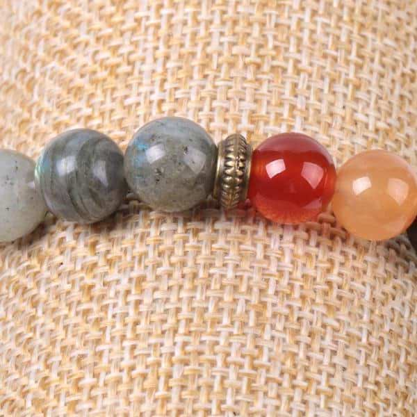 7 Chakra Labradorite Bracelet