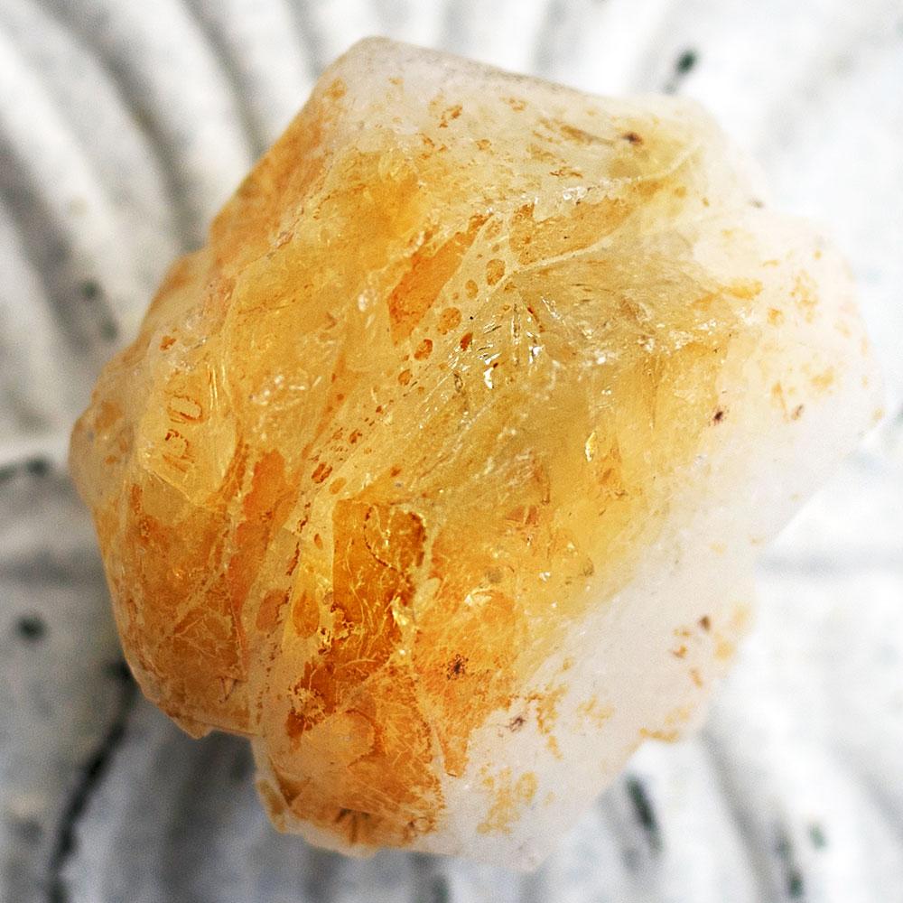 Citrine Point with Natural Sides