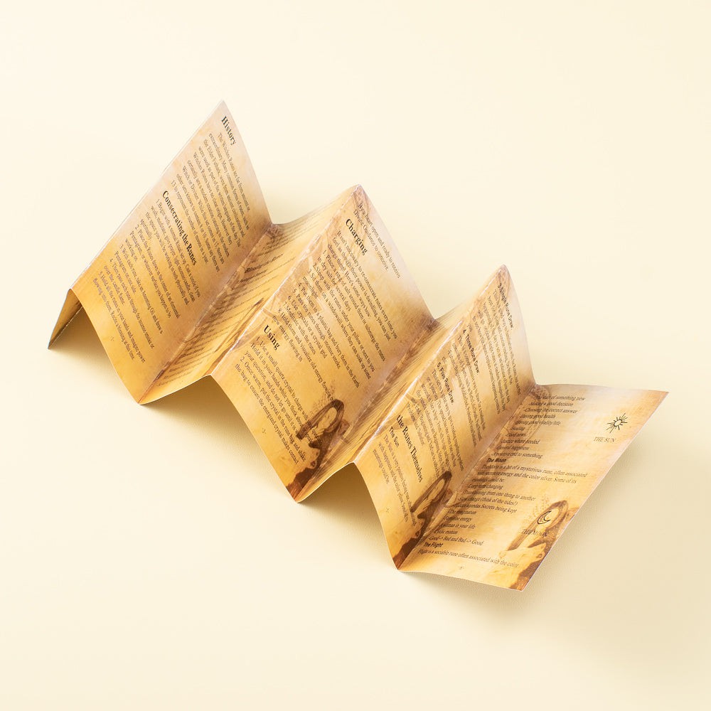 Lapis Lazuli Witch Runes with Guidebook