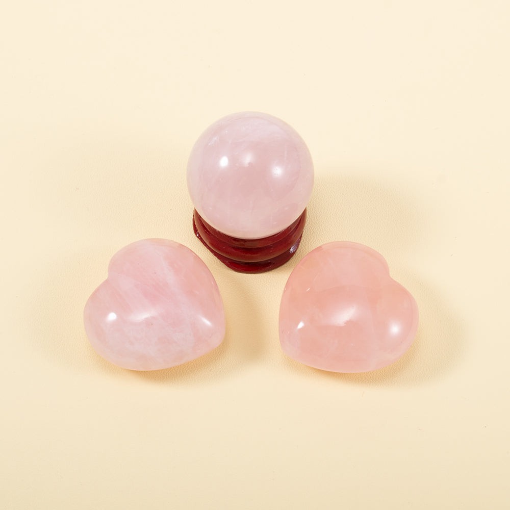 Rose Quartz Love Energy Crystal Set