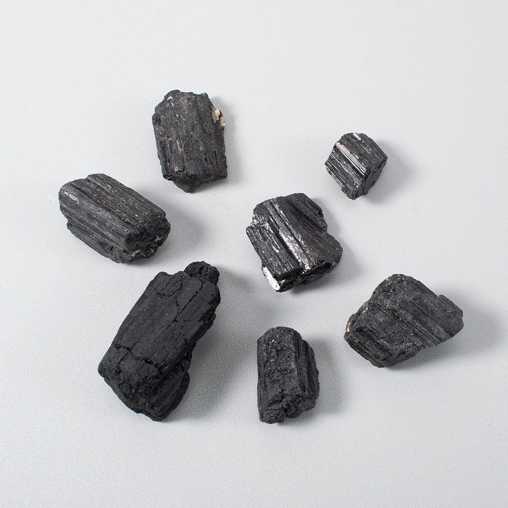 Natural Raw Black Tourmaline Stones