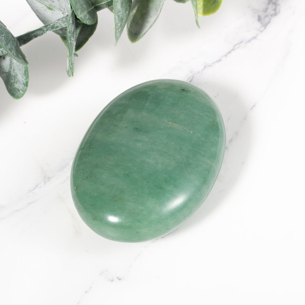 Green Aventurine Palm Stone