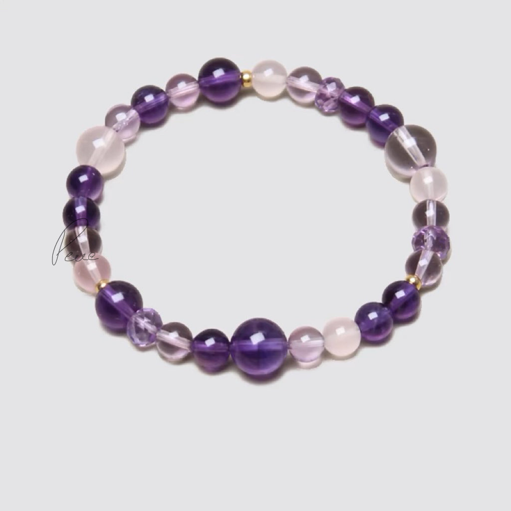Tashi S Amethyst & Rose Quartz