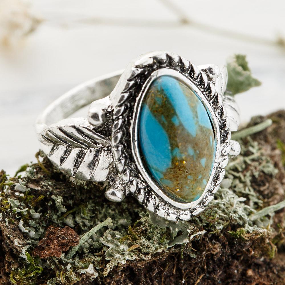 Turquoise Flora Ring
