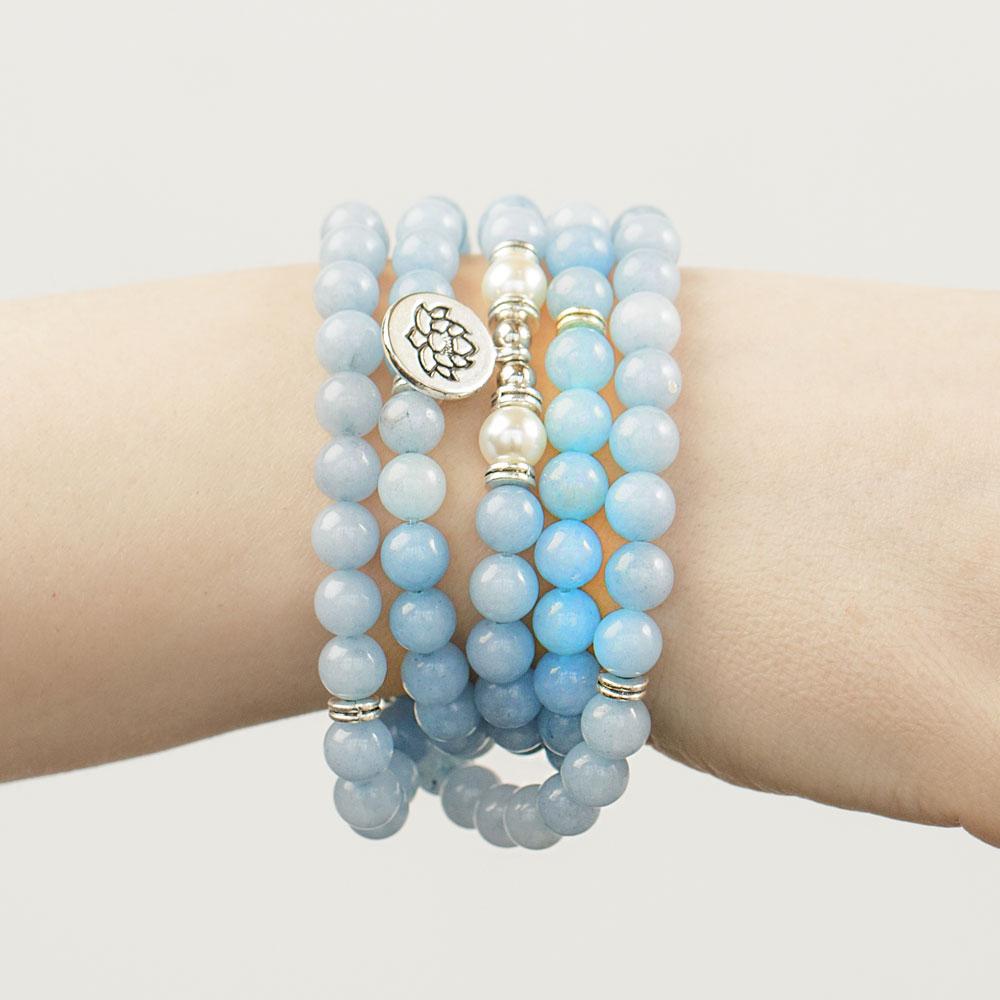 108 Amazonite Mala Beads