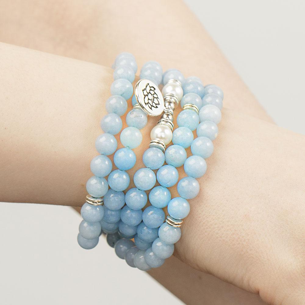 108 Amazonite Mala Beads