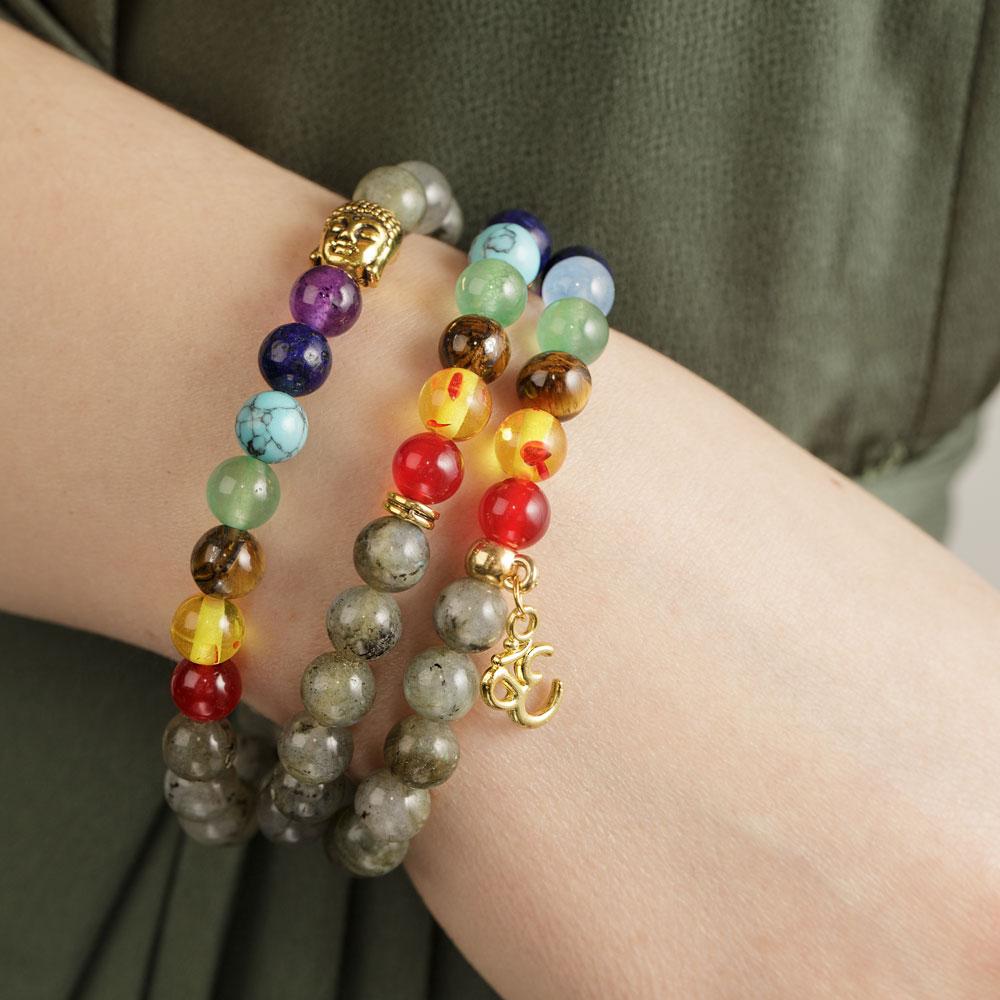 7 Chakra Labradorite Bracelet