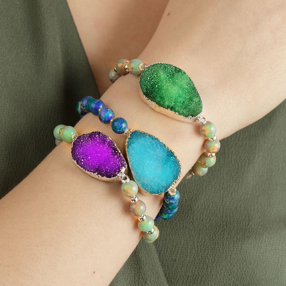 Oceanic Druzy Bracelet