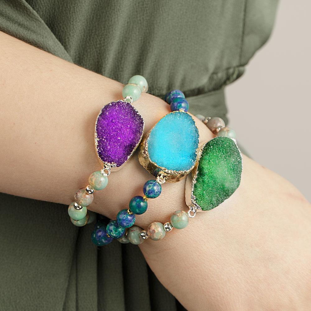 Oceanic Druzy Bracelet
