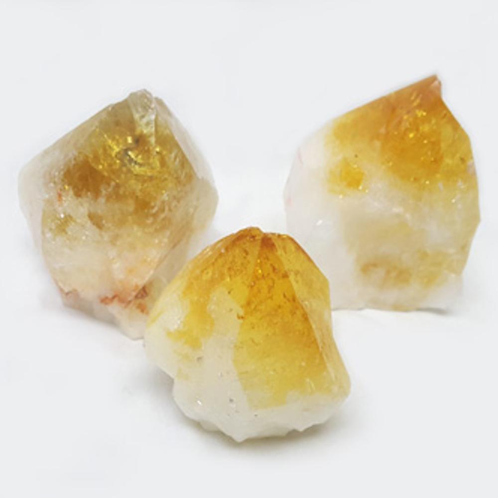 Citrine Point with Natural Sides
