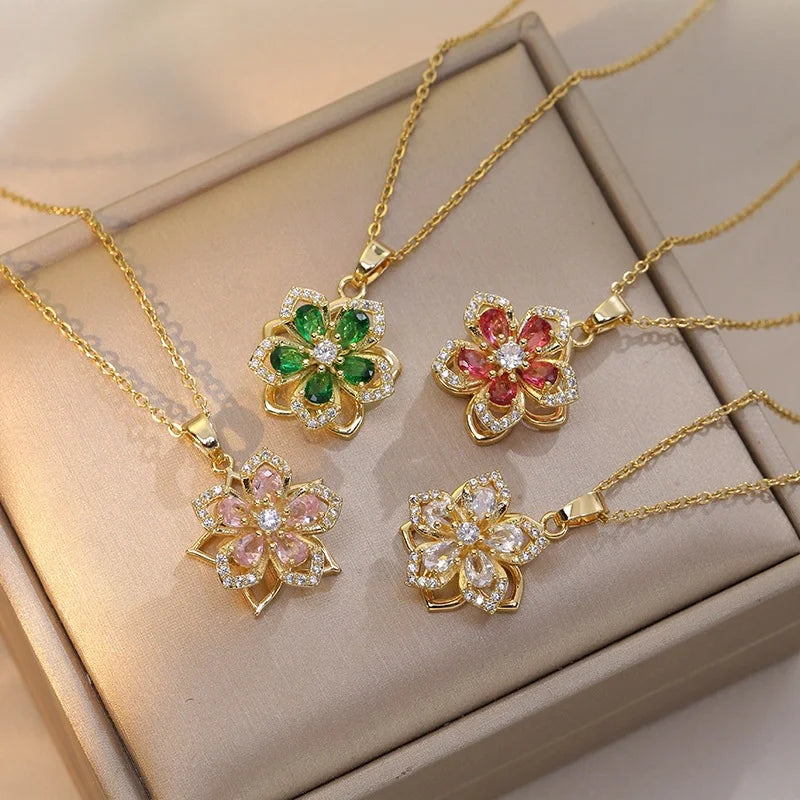"Petals in Motion" Necklace
