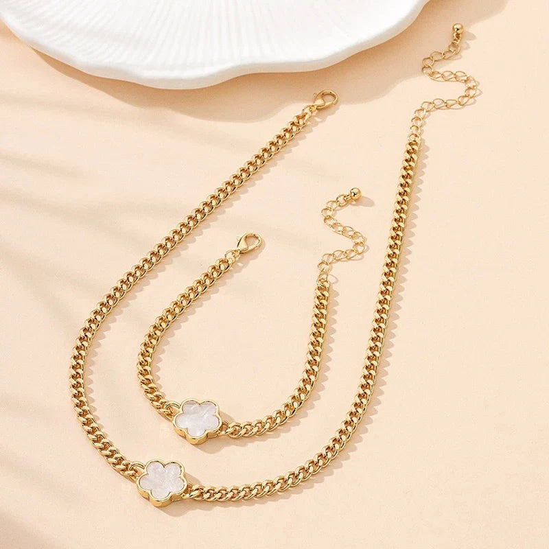 Lucky Clover Charm Set